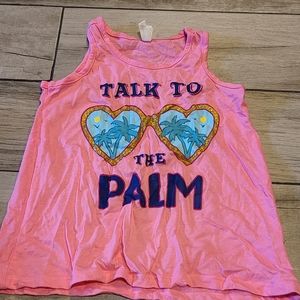 🐧 Girls Sunglass Print Beach Palm Tree tank☀️🌷 💧 💕 ✨️ 🍎🍋🧁🎀🦄🐯🐠🍓🦉
